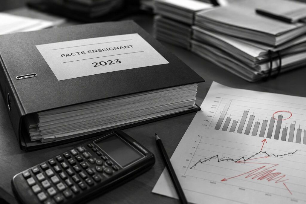 700 millions par an pour le Pacte enseignant. Mais aucune évaluation rigoureuse.