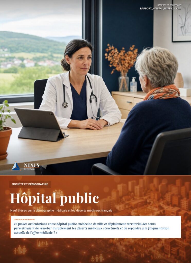 Couverture — Rapport complet — Hôpital public et déserts médicaux