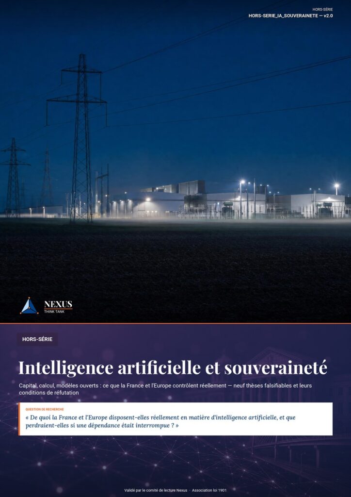 Couverture — Rapport complet — IA et souveraineté (hors-série)