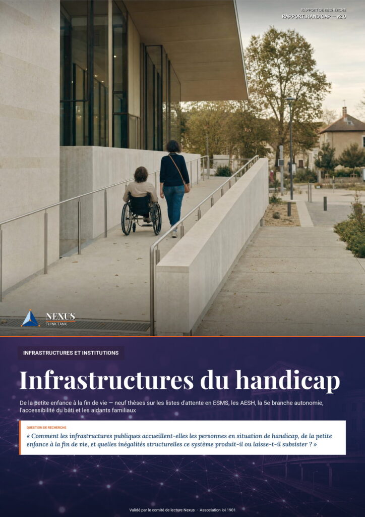 Couverture — Rapport complet — Infrastructures du handicap